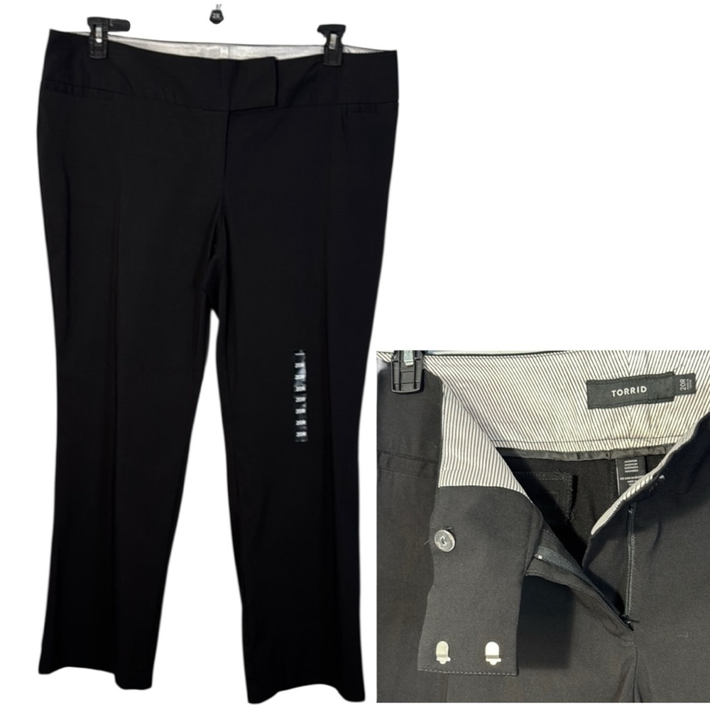 Torrid Pants Black Boot Cut‎ Flare in Size 20R NWT